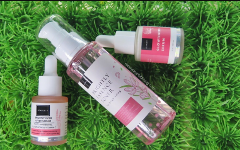 review scarlett brightly ever after essence toner dan glowtening serum